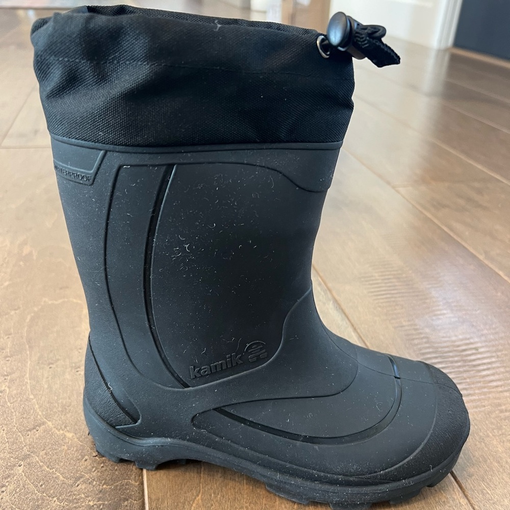 Kids Kamik Snowbuster 1 in Black Noir Size 3